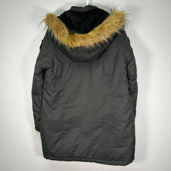 PSG Black Winter Parka Coat Large - Picture 5 of 11